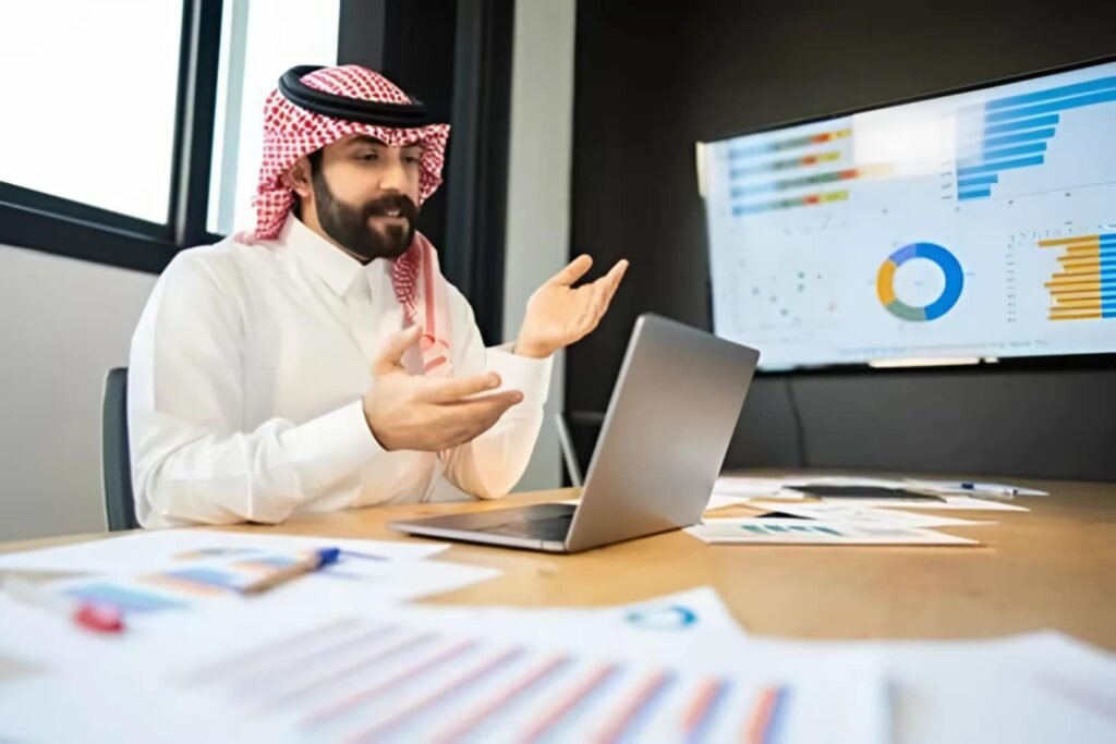 الاجتماع مع العميل لدراسة الجدوى