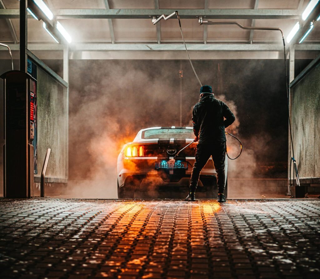 مغسلة سيارات